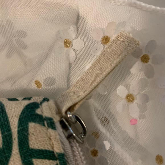 The Body Shop Cotton/Linen Blend Makeup/Travel Bag - Picture 9 of 12